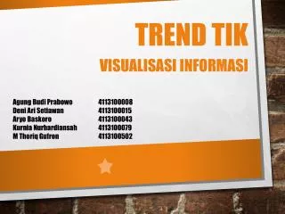 trend tik