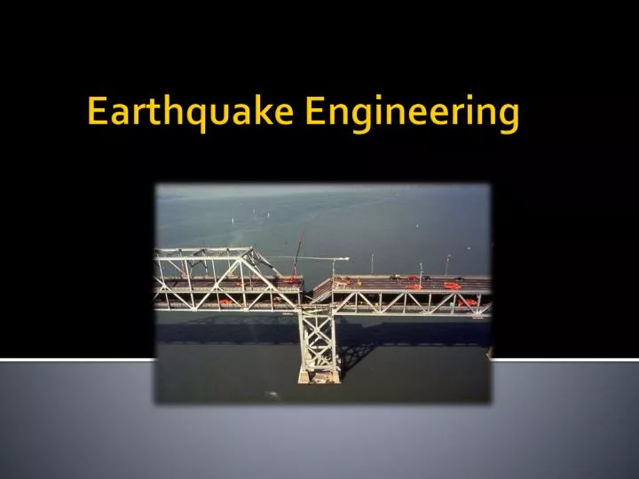 earthquake engineering