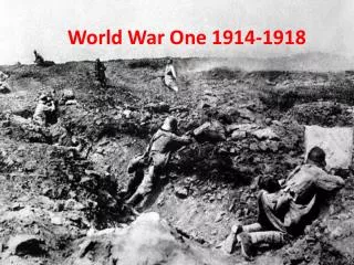 World War One 1914-1918