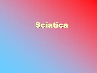 sciatica