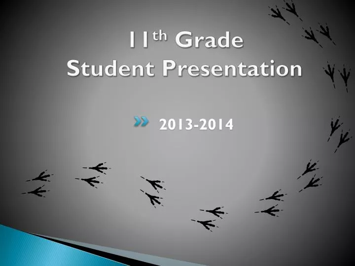 11 th grade student presentation