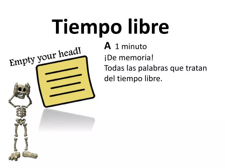 tiempo libre