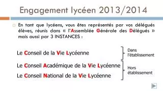 engagement lyc en 2013 2014
