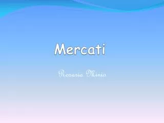 mercati