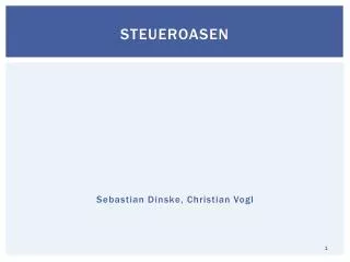 steueroasen