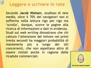 leggere e scrivere in rete