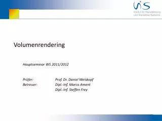 volumenrendering