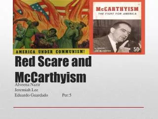 Red Scare and McCarthyism