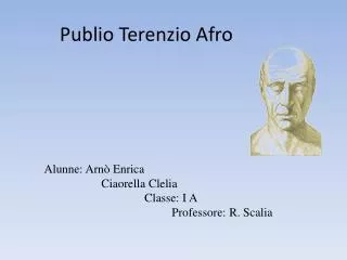 publio terenzio afro
