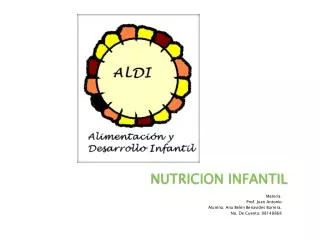 nutricion infantil