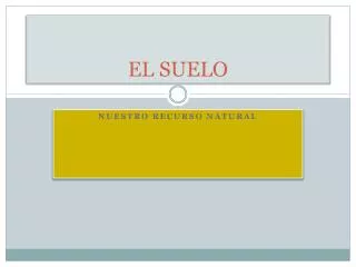 el suelo