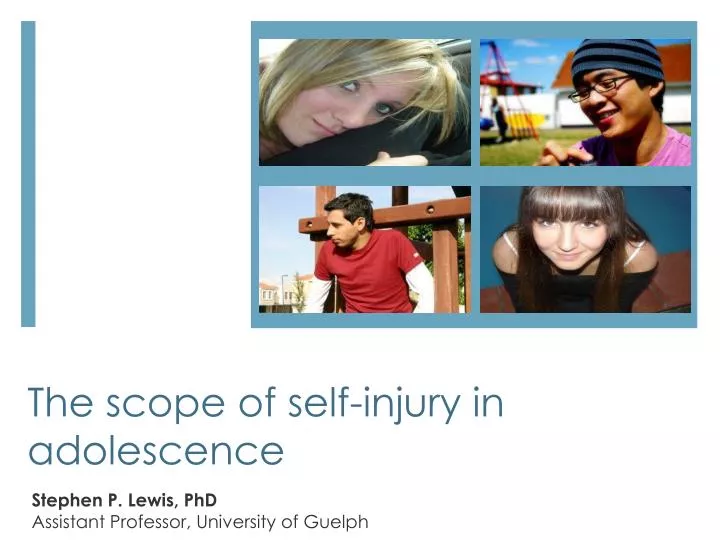 the scope of self injury in adolescence