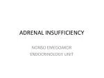 ADRENAL INSUFFICIENCY - slide 1