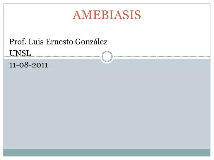 amebiasis