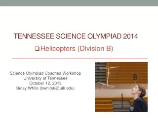 Tennessee Science Olympiad 2014