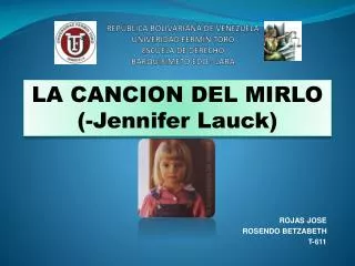 rep blica bolivariana de venezuela univeridad ferm n toro escuela de derecho barquisimeto edo lara