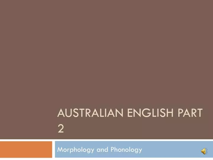 australian english part 2