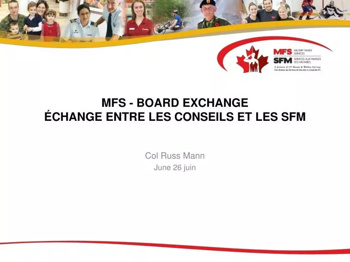 mfs board exchange change entre les conseils et les sfm