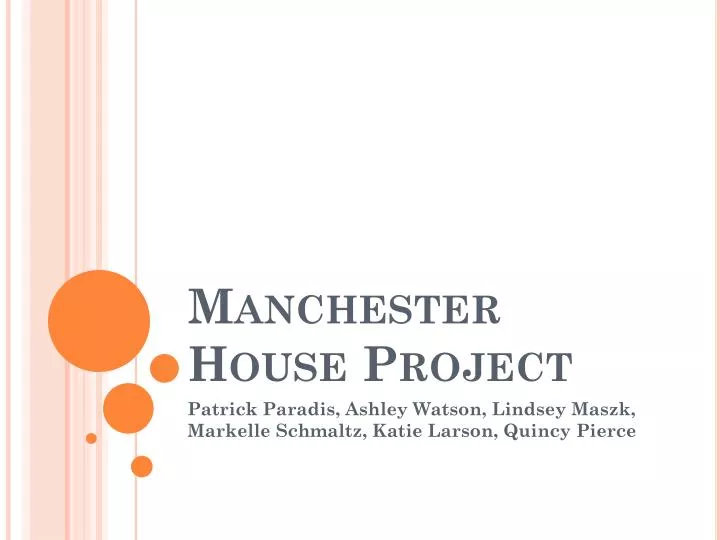 manchester house project