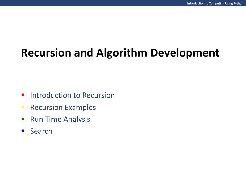 PPT - Introduction to Computing Using Python PowerPoint Presentation ...