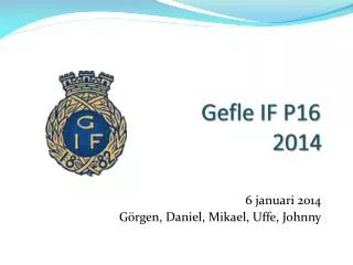 gefle if p16 2014