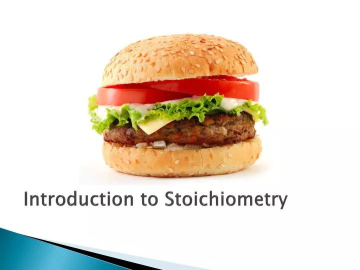 introduction to stoichiometry
