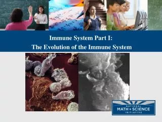 Immune System Part I: The Evolution of the Immune System