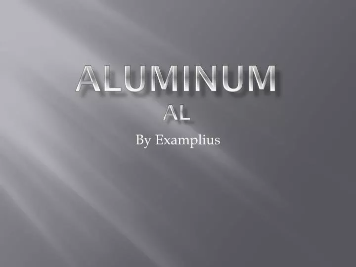 aluminum al
