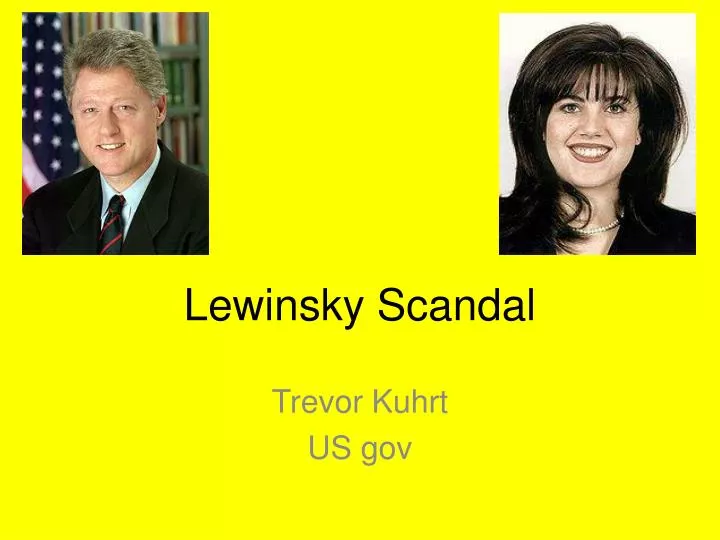 lewinsky scandal
