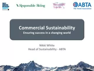 Nikki White Head of Sustainability - ABTA
