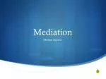 Mediation - slide 1