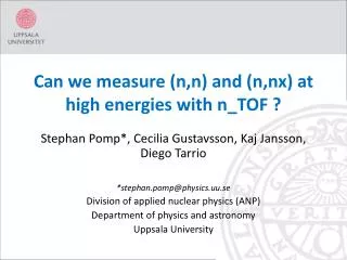 Can we measure ( n,n ) and ( n,nx ) at high energies with n_TOF ?