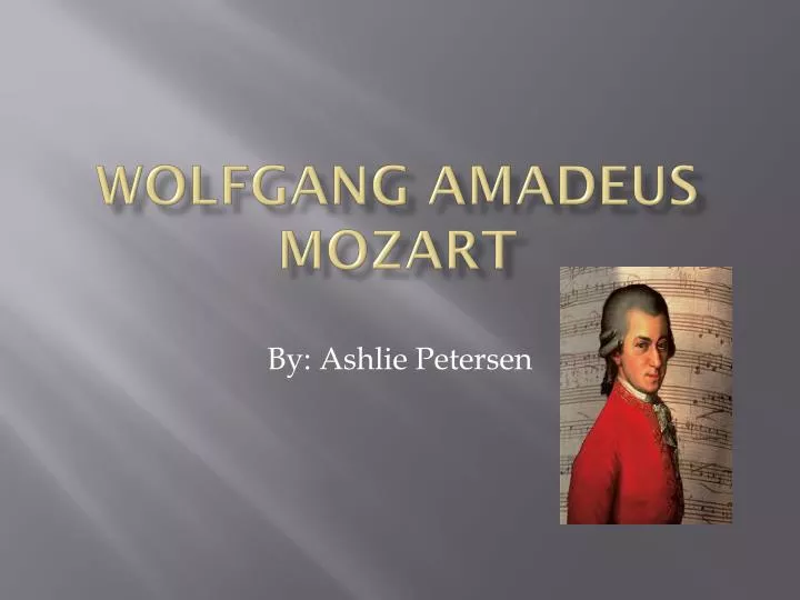 wolfgang amadeus mozart