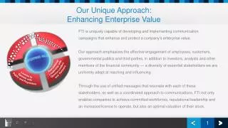 Our Unique Approach: Enhancing Enterprise Value