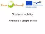 Students mobility - slide 1