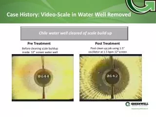 Case History: Video- Scale in Water Well Removed