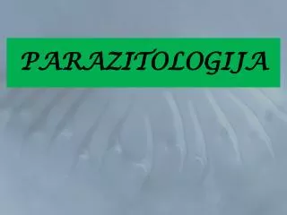 parazitologija