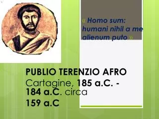 homo sum humani nihil a me alienum puto