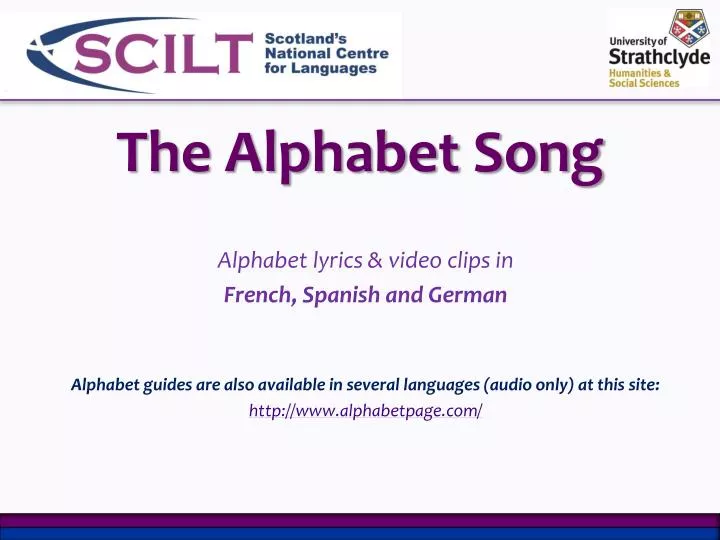 the alphabet song