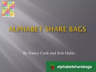 Alphabet Share Bags