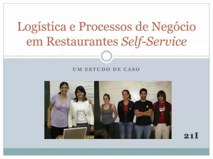 log stica e processos de neg cio em restaurantes self service