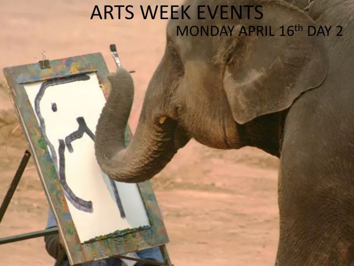 arts week events