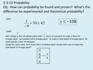 5-3-13 Probability