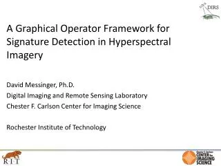 A Graphical Operator Framework for Signature Detection in Hyperspectral Imagery