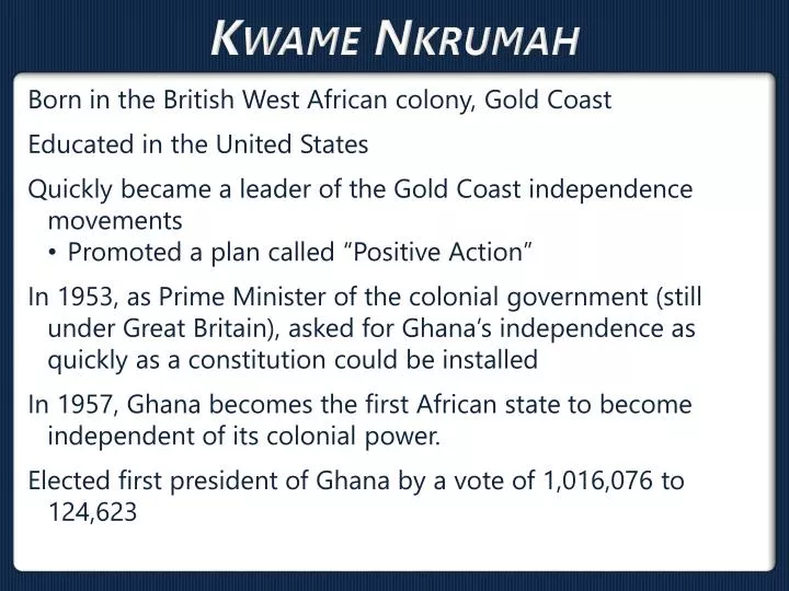 kwame nkrumah