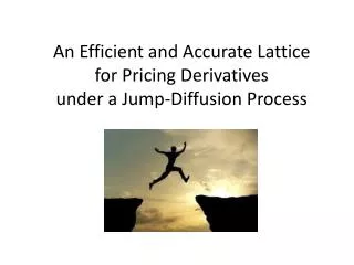 An Efficient and Accurate Lattice for Pricing Derivatives under a Jump-Diffusion Process