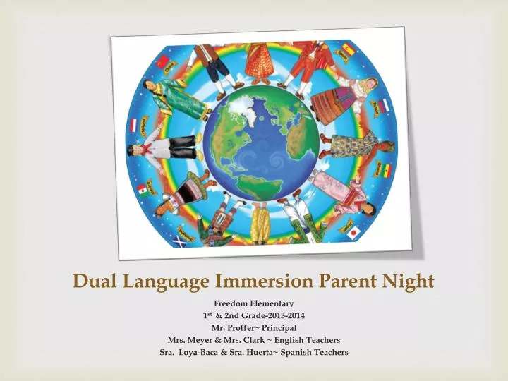 dual language immersion parent night