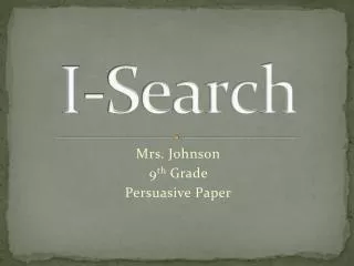 I-Search