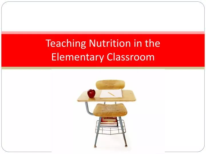 teaching nutrition in the elementary classroom