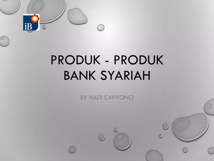 produk produk bank syariah